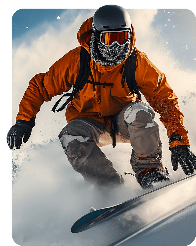 Snowboard illustration