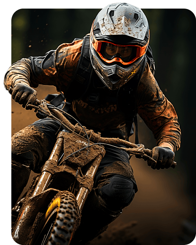 Enduro VTT illustration